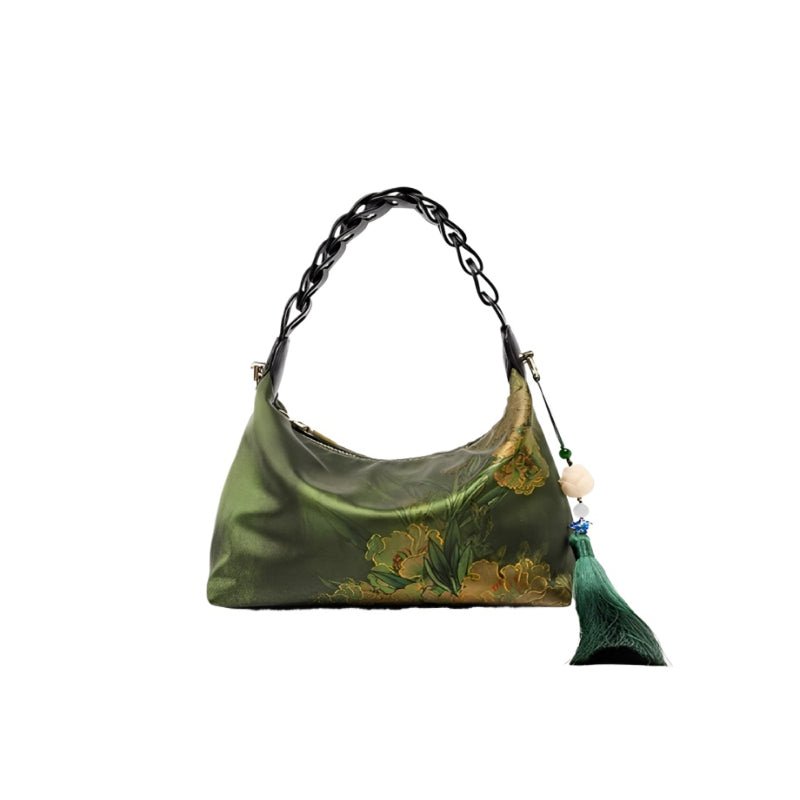 XiangYunSha Osmanthus Embroidery Silk Craftsmanship Crossbody view